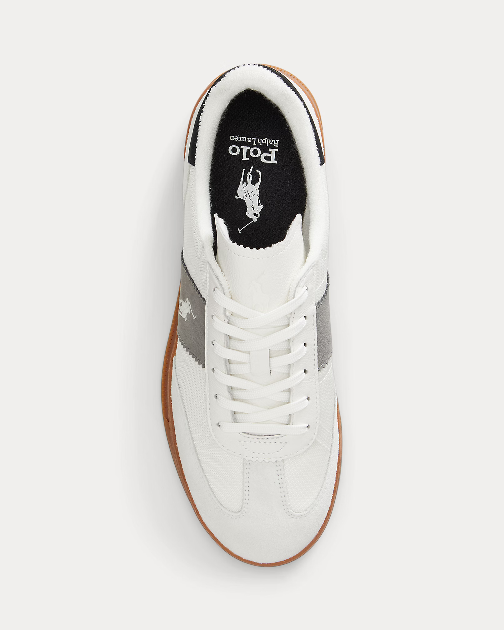 POLO RALPH LAUREN - Heritage Aera Suede-Paneled Trainer