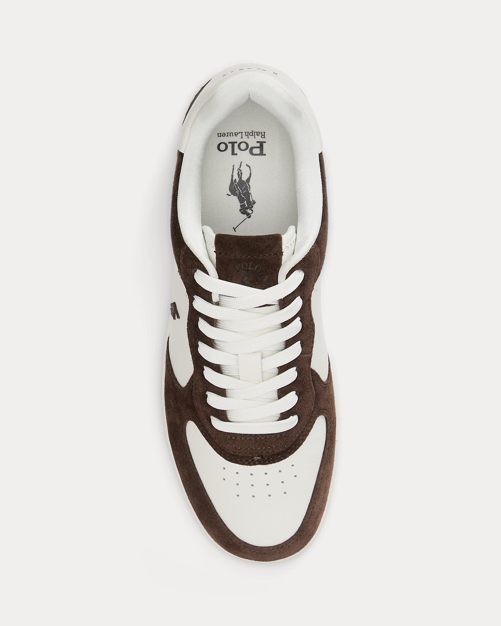 POLO RALPH LAUREN - Leather Suede Masters Trainers