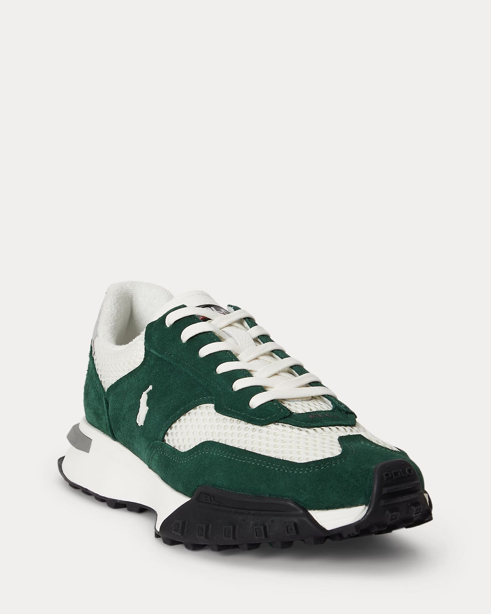 POLO RALPH LAUREN - Eldridge Suede-Panelled Trainer