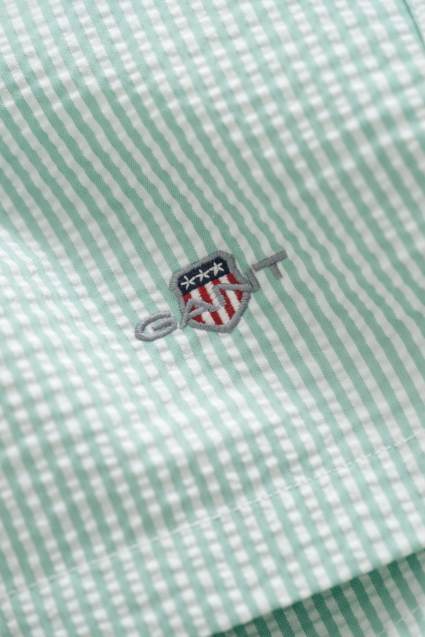 GANT - Striped Seersucker Swimwear