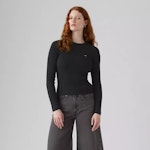 Rib Crew Sweater Blacks