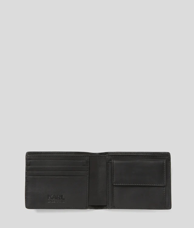 KARL LAGERFELD - Leather Bifold Wallet