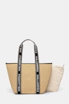 Logo Woven Beach Tote Bag