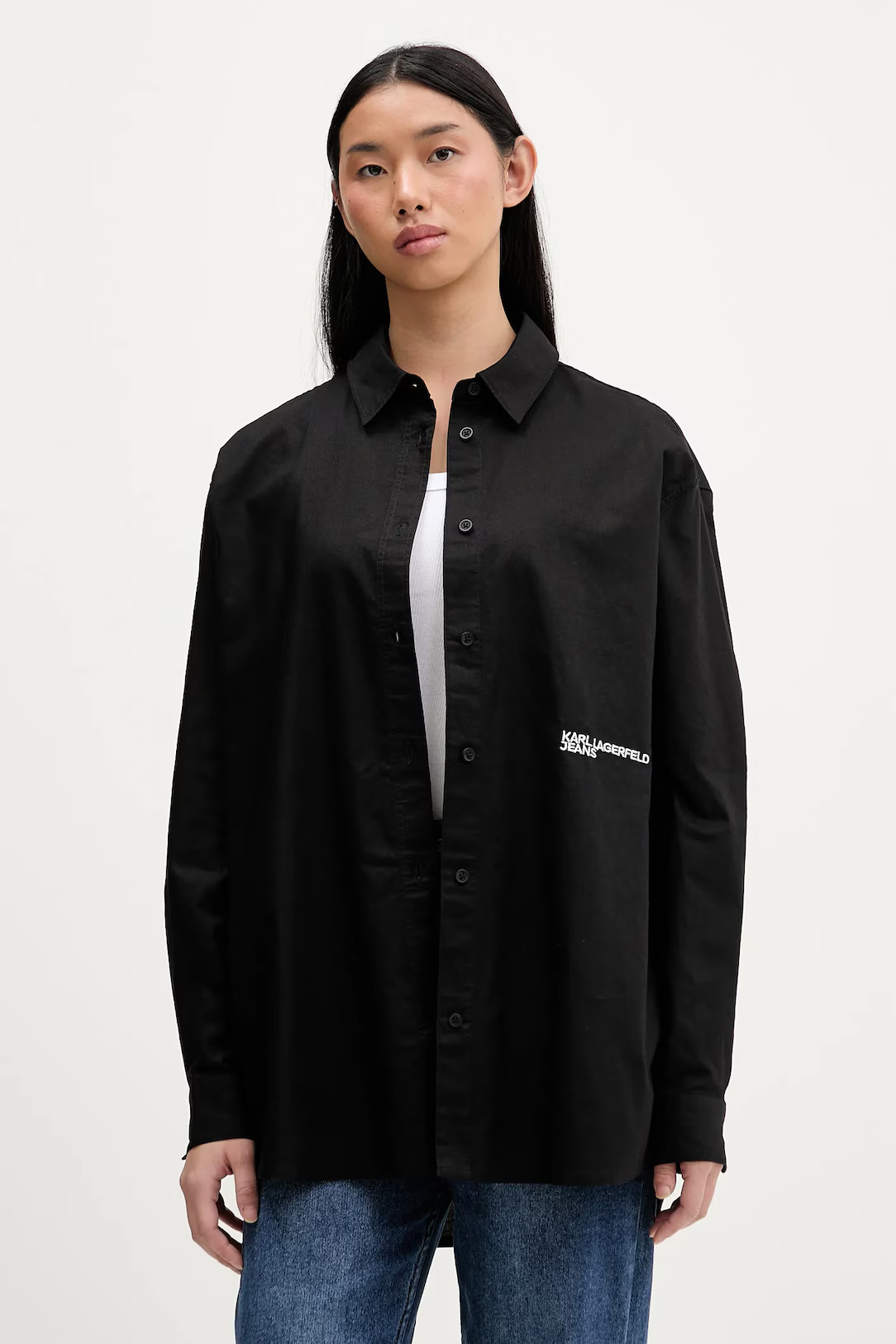 KARL LAGERFELD JEANS - Cotton Long Shirt