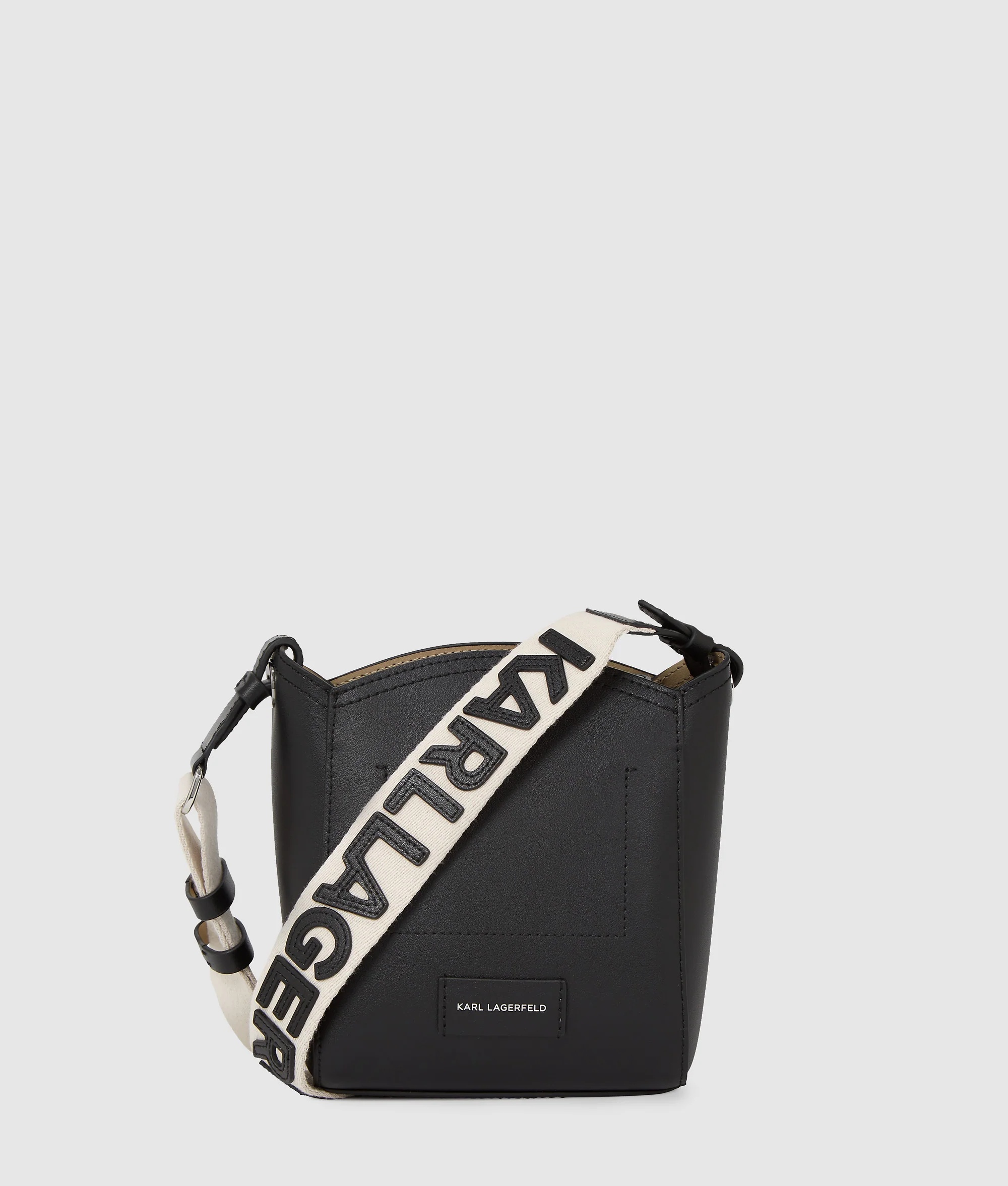 KARL LAGERFELD - K/Circle Small Bucket Perforated Bag