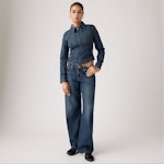 Low Loose Medium Indigo Worn In