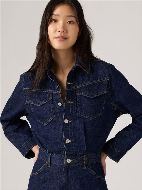LEVI'S - Western Jumpsuit Dark Indigo Flat Finish