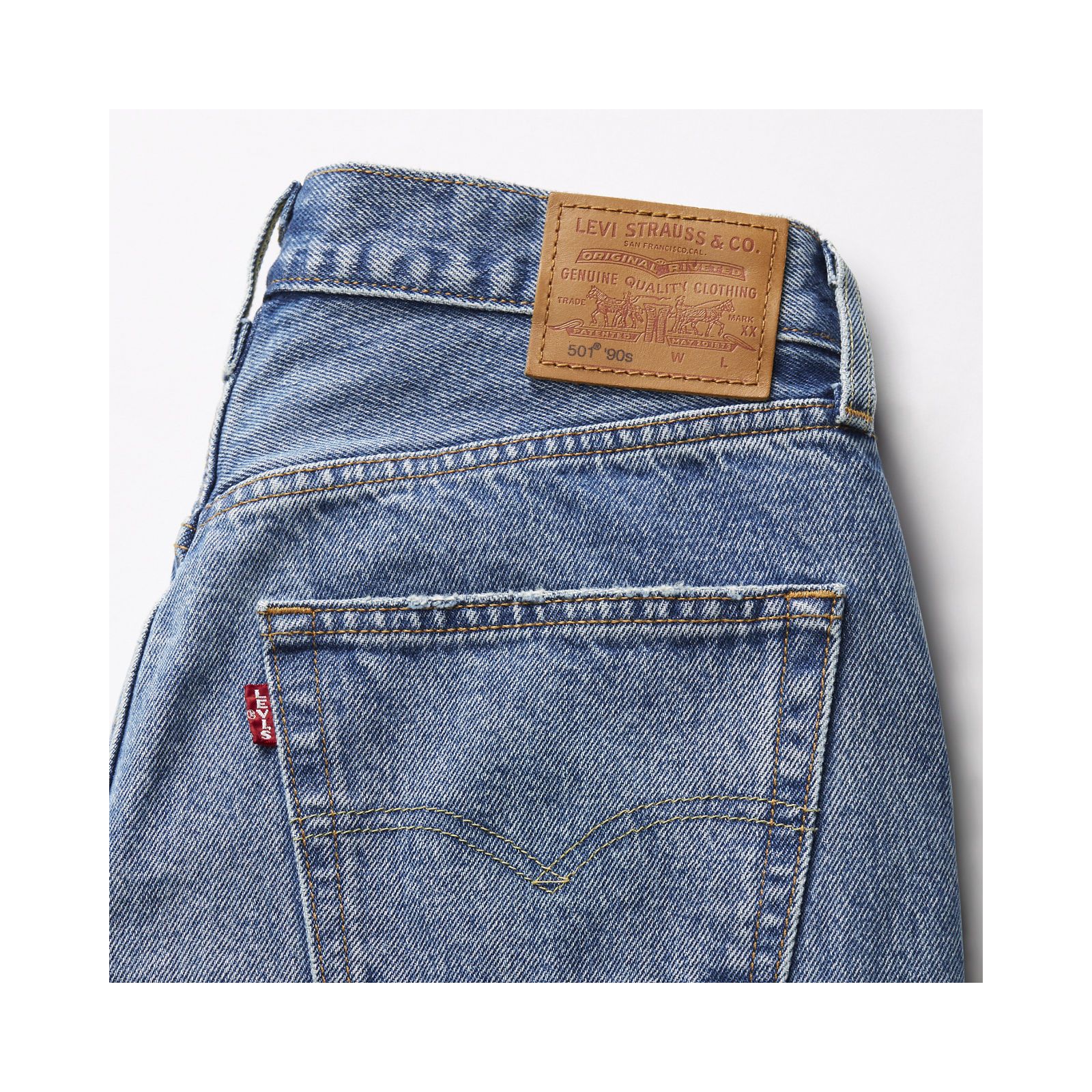 LEVI'S - 501® 90S Ankle Medium Indigo - Worn In