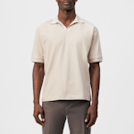 Acayo Polo With Jacquard Texture