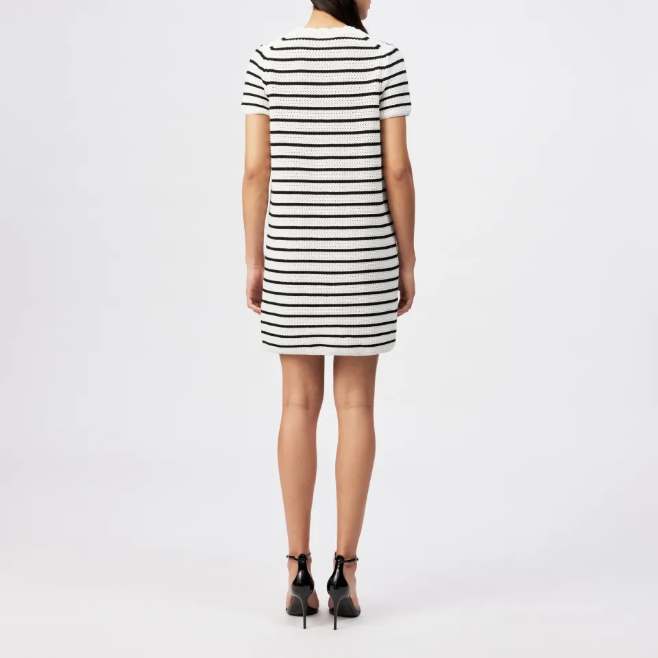DRYKORN - AIULA Striped Knit T-shirt Dress