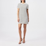 AIULA Striped Knit T-shirt Dress