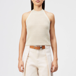 Halter Top In Pure Cotton