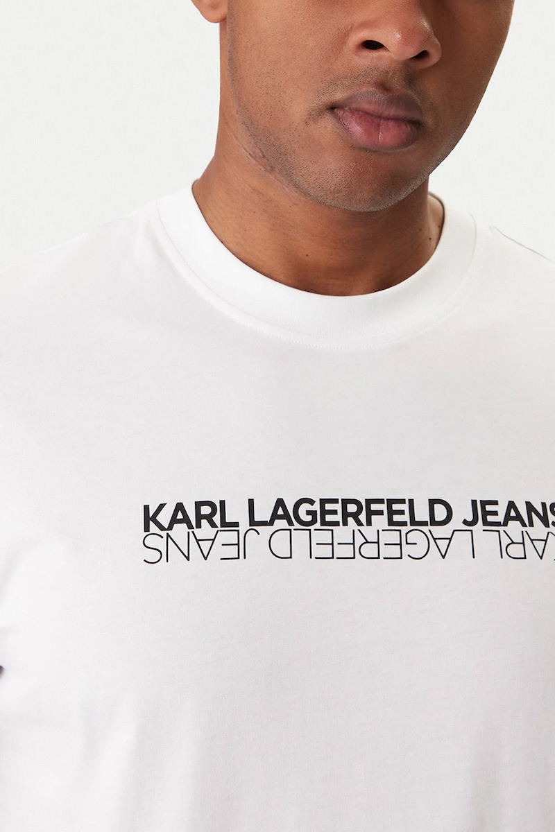KARL LAGERFELD JEANS - Slim Fit Reflection T-shirt