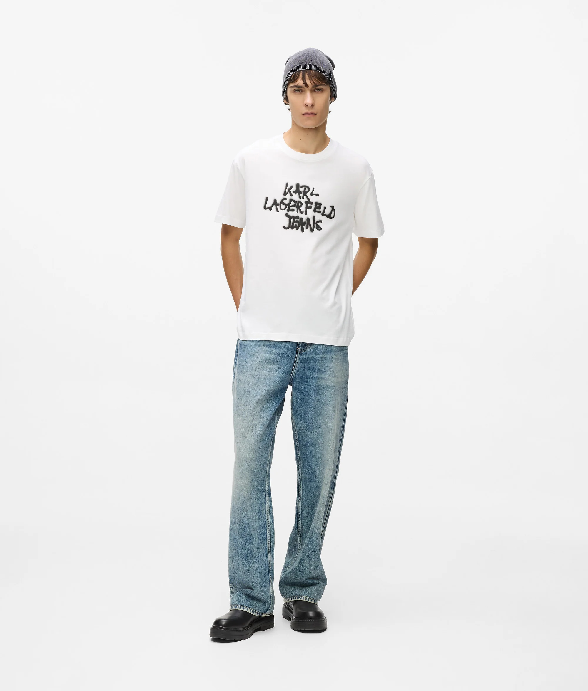 KARL LAGERFELD JEANS - Regular Graffiti T-shirt