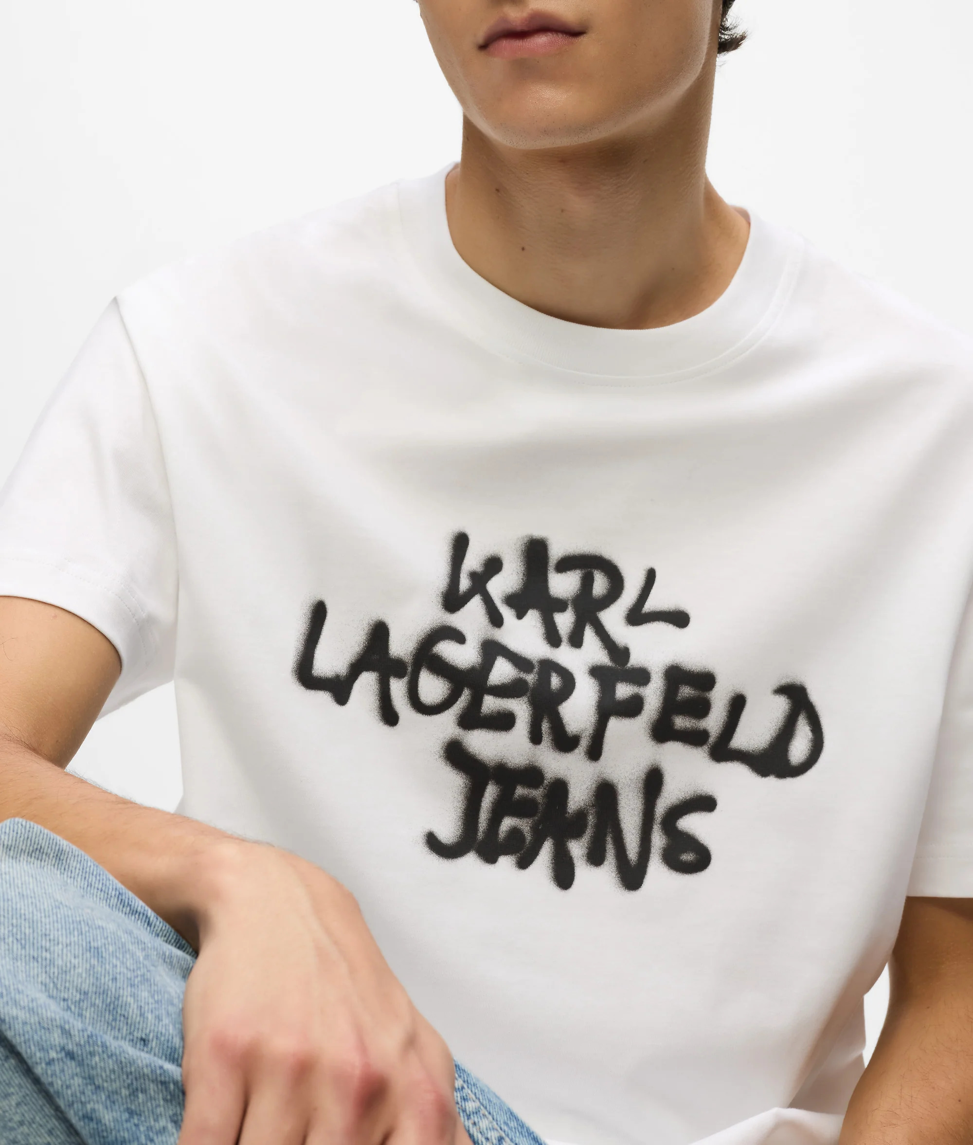 KARL LAGERFELD JEANS - Regular Graffiti T-shirt