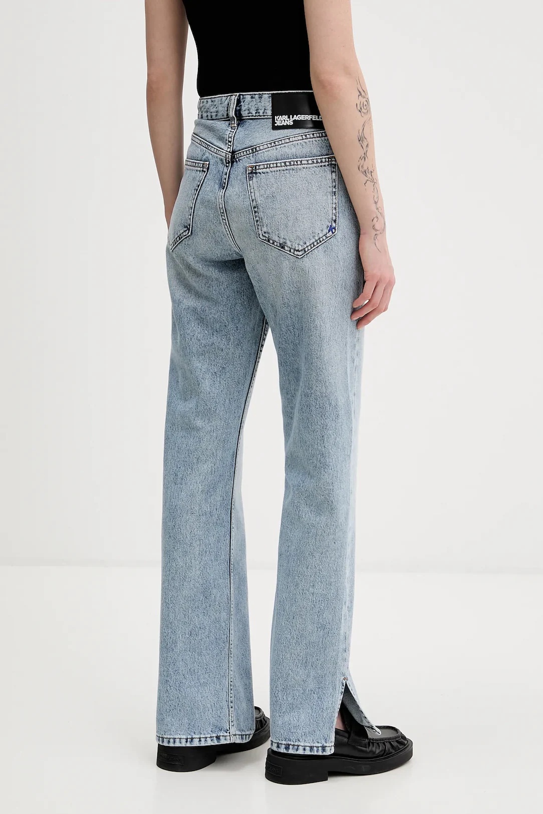 KARL LAGERFELD JEANS - Straight Jeans with Slit