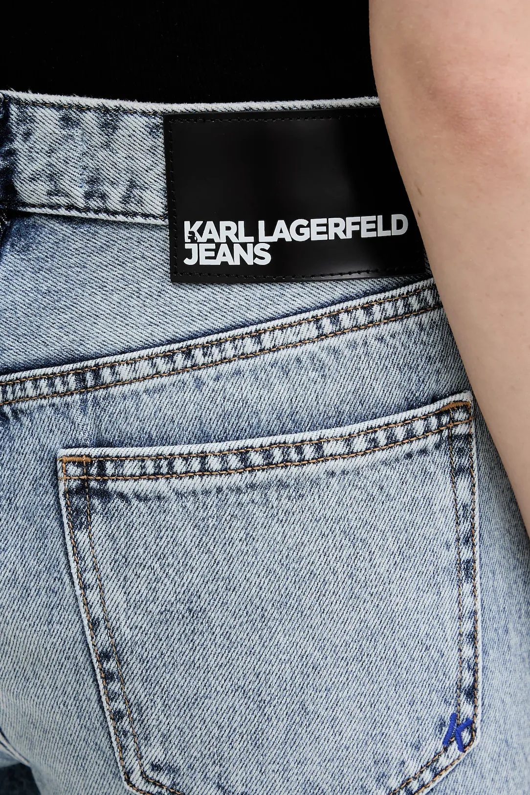 KARL LAGERFELD JEANS - Straight Jeans with Slit