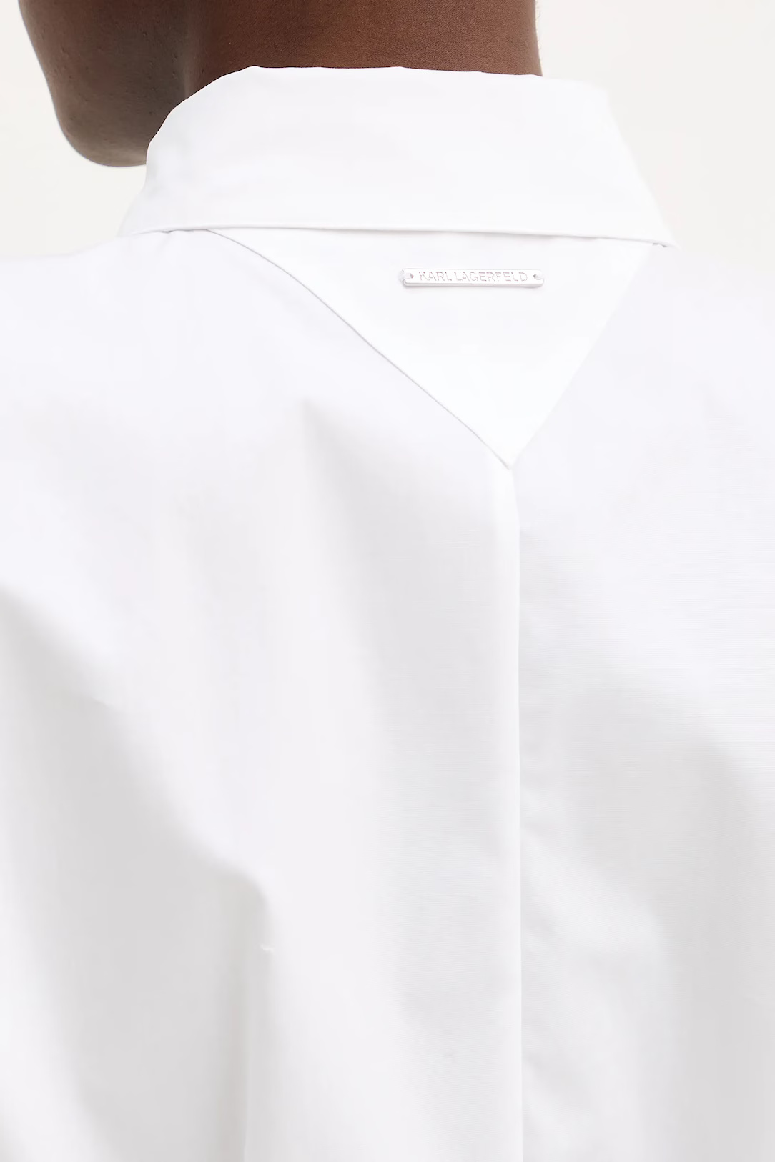 KARL LAGERFELD - Metal Detail Poplin Shirt