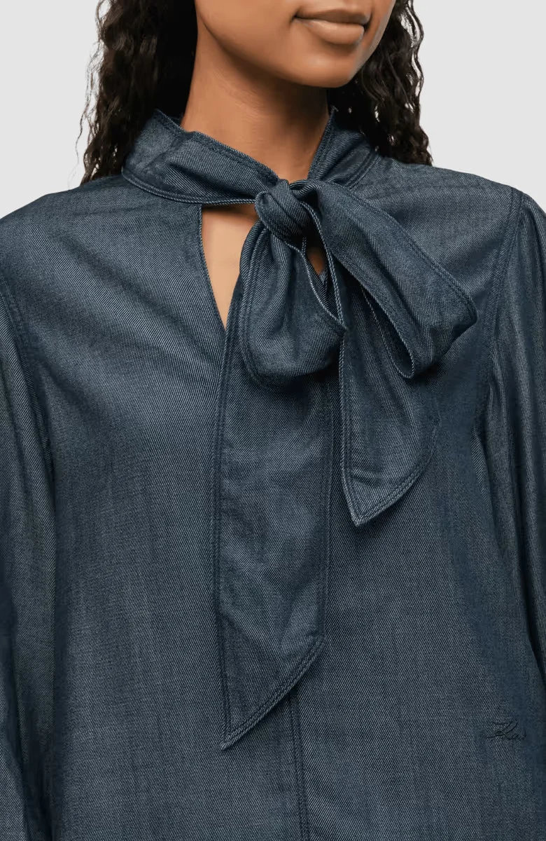 KARL LAGERFELD - Fluid Denim Blouse