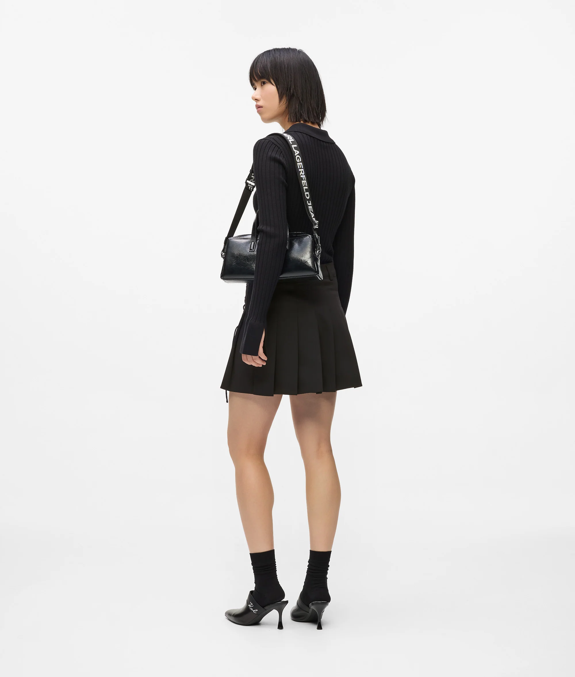 KARL LAGERFELD JEANS - Pleated Mini Skirt