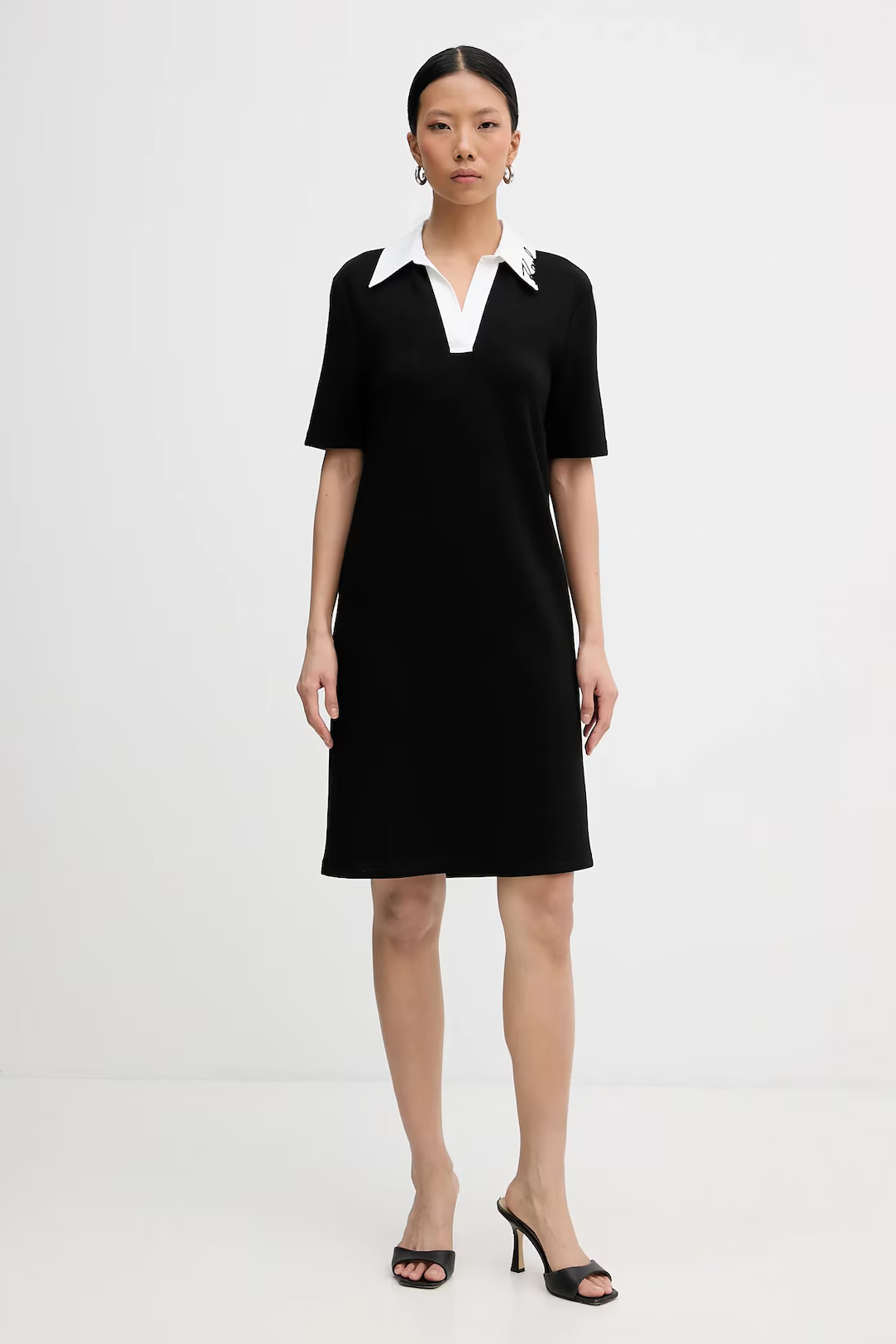 KARL LAGERFELD - Signature Collar Tshirt Dress