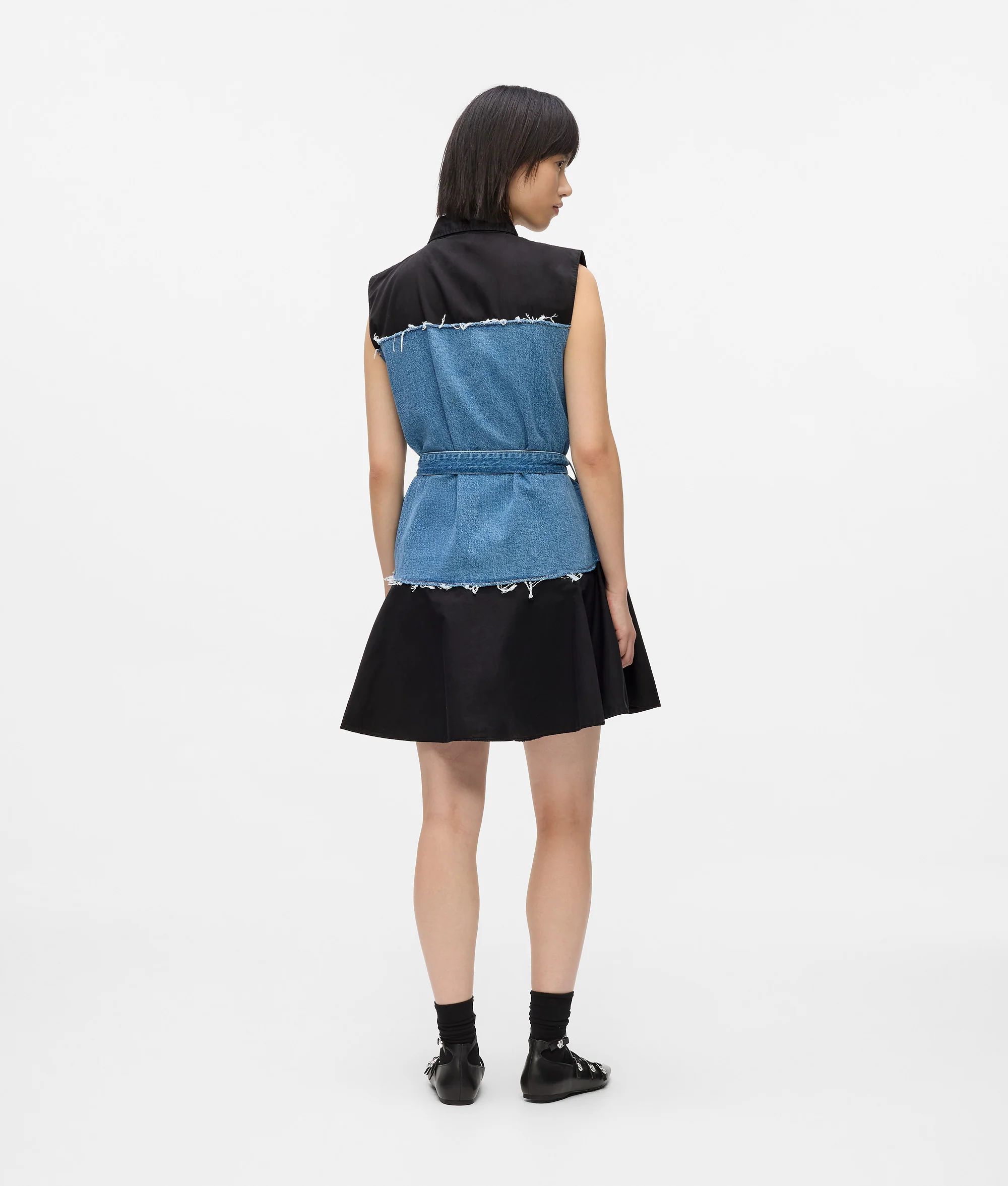 KARL LAGERFELD JEANS - Mixed Material Dress