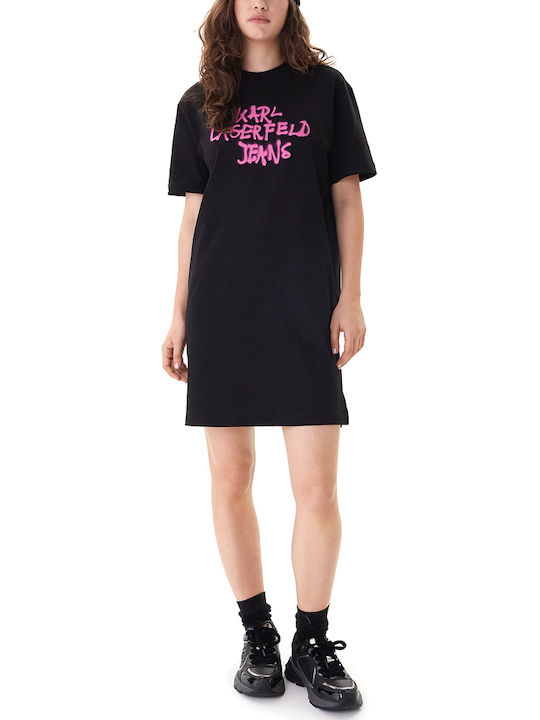 KARL LAGERFELD JEANS - Graffiti T-shirt Dress