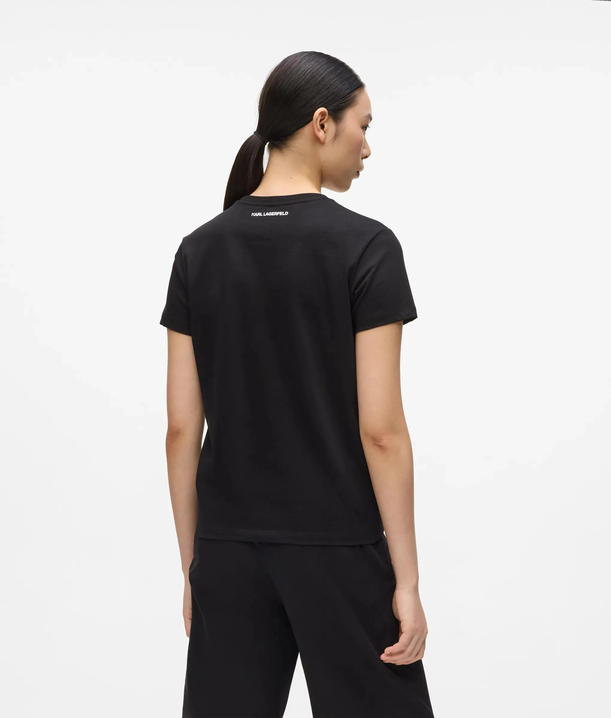 KARL LAGERFELD - Glitter Petite T-Shirt