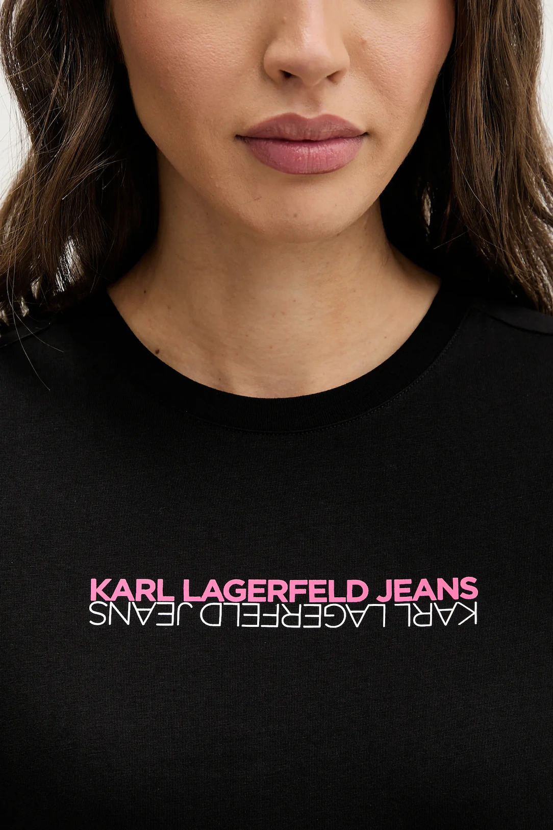KARL LAGERFELD JEANS - Slim Fit Reflectin T-shirt