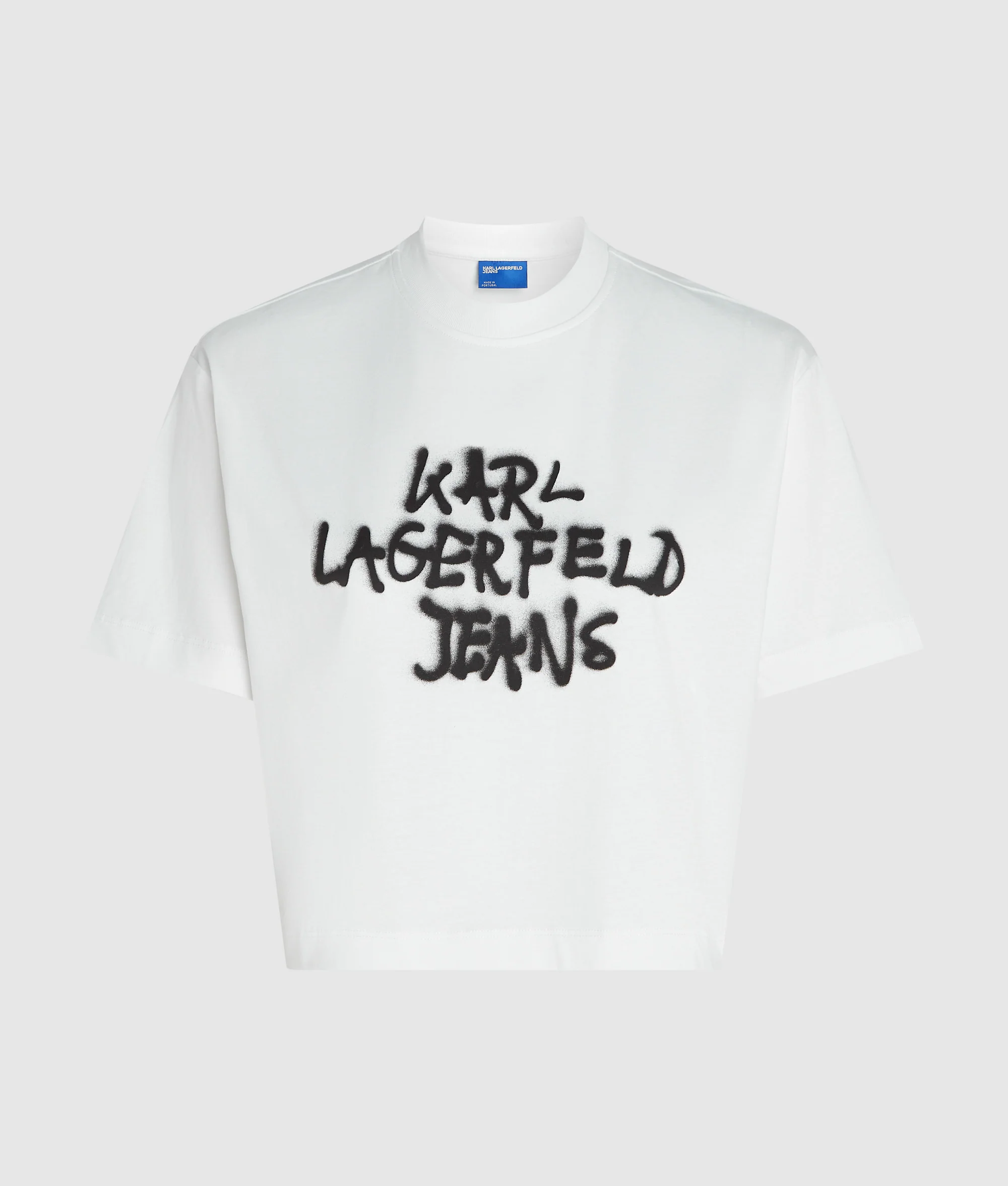KARL LAGERFELD JEANS - Cropped Graffiti Tee
