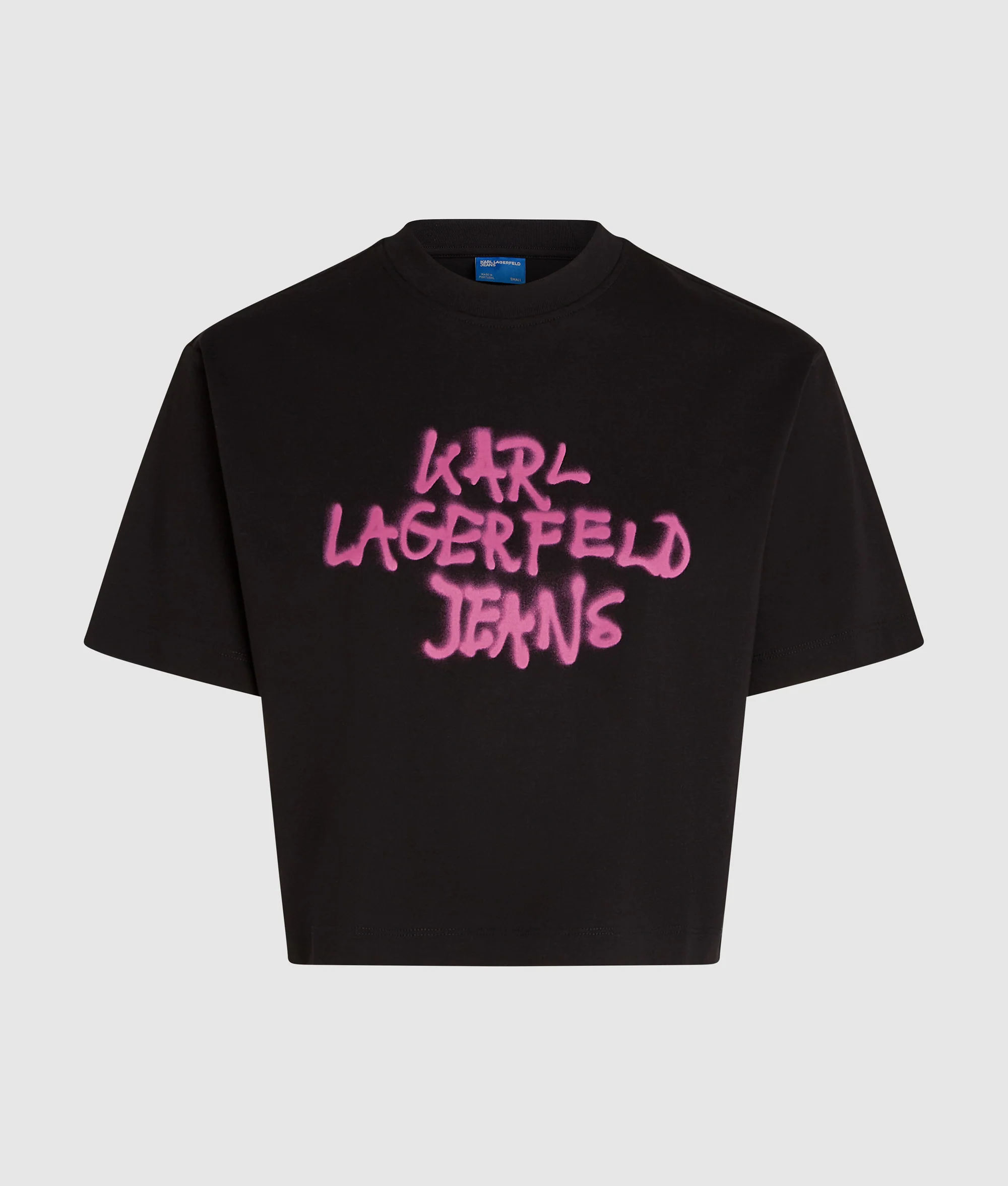 KARL LAGERFELD JEANS - Cropped Graffiti Tee