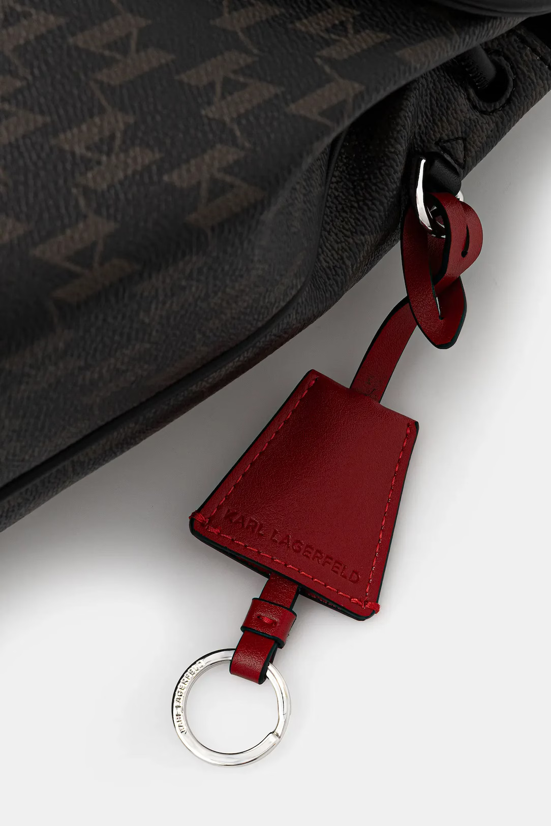 KARL LAGERFELD - Ikon Monogram Flap Backpack