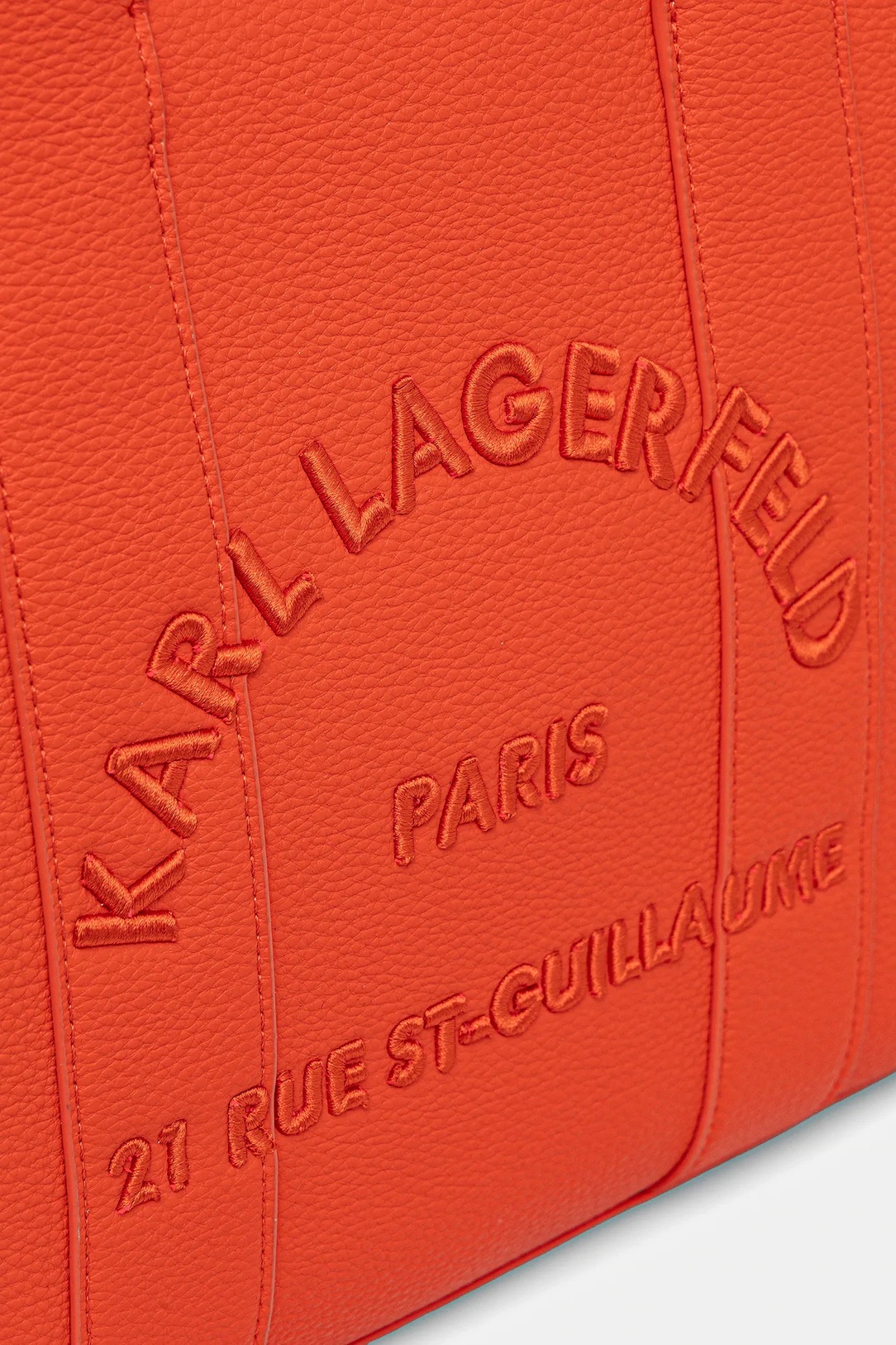 KARL LAGERFELD - Medium Square Embossed Tote