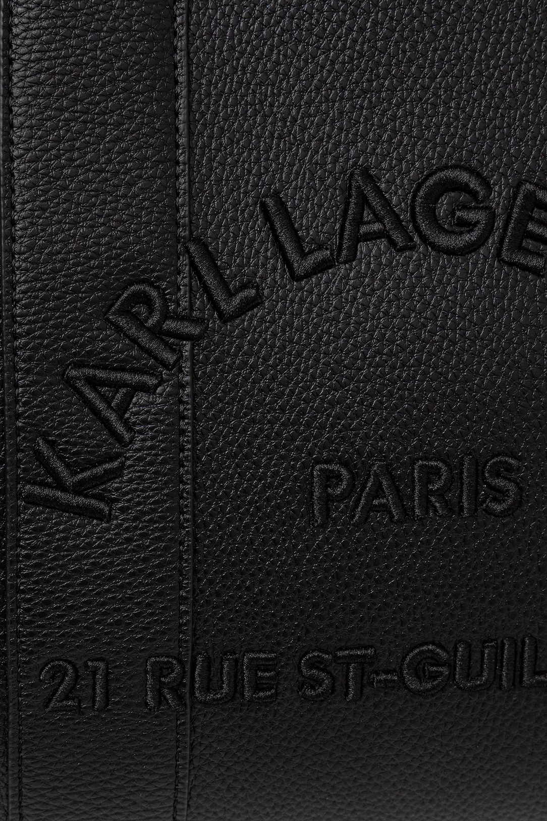 KARL LAGERFELD - Medium Square Embossed Tote