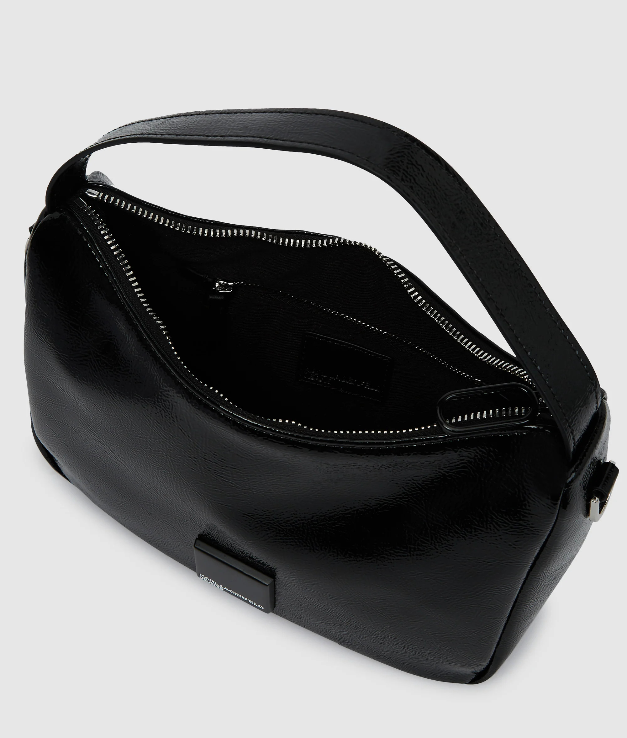 KARL LAGERFELD JEANS - Glossy Mini Hobo Bag