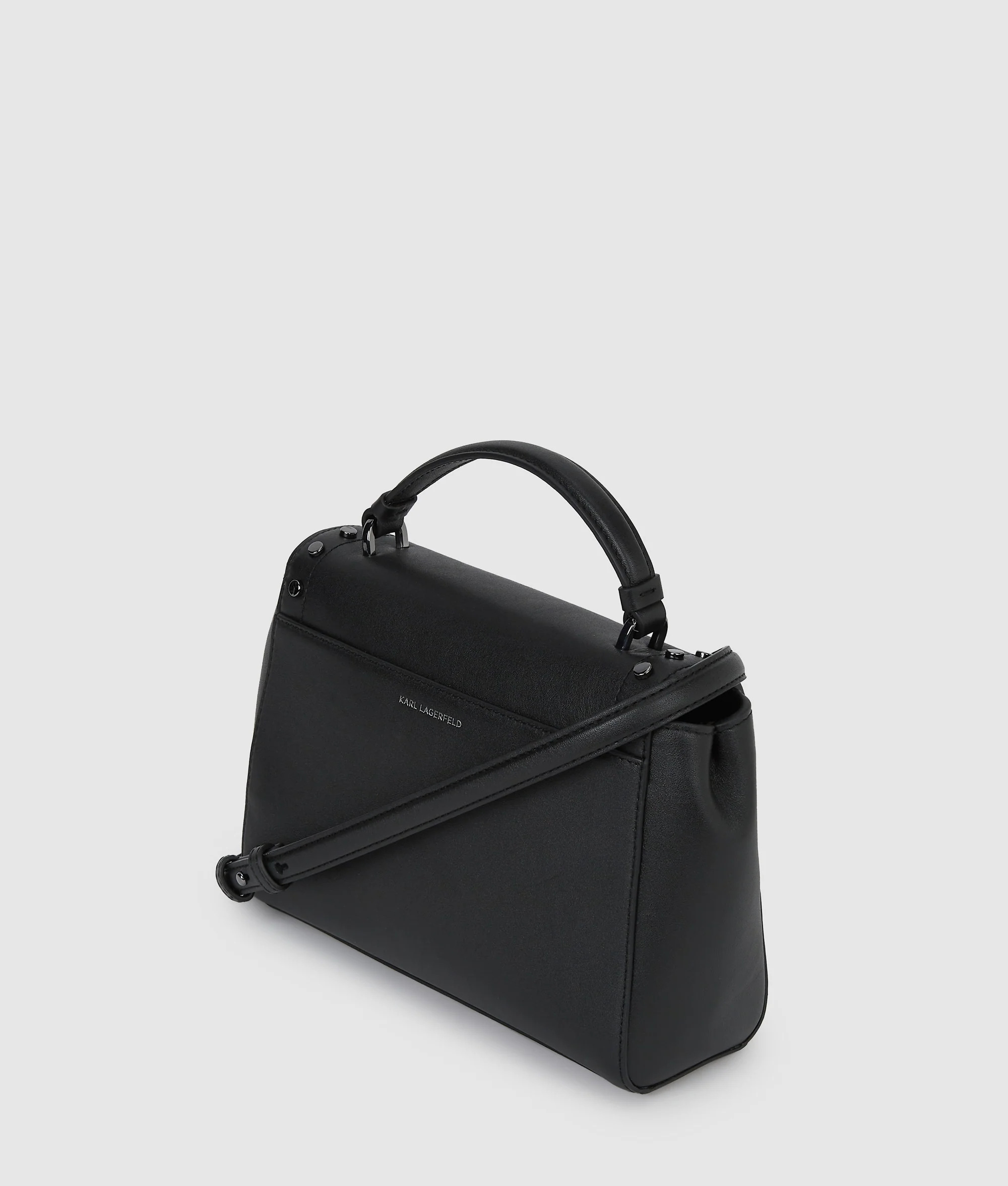 KARL LAGERFELD - K/Autograph Small Studded Top Handle Bag