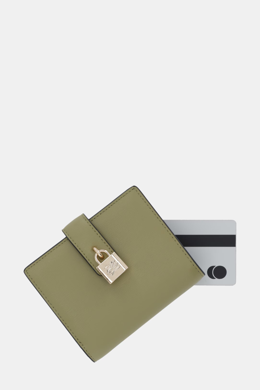 KARL LAGERFELD - Autograph Padlock Medium Bifold Wallet