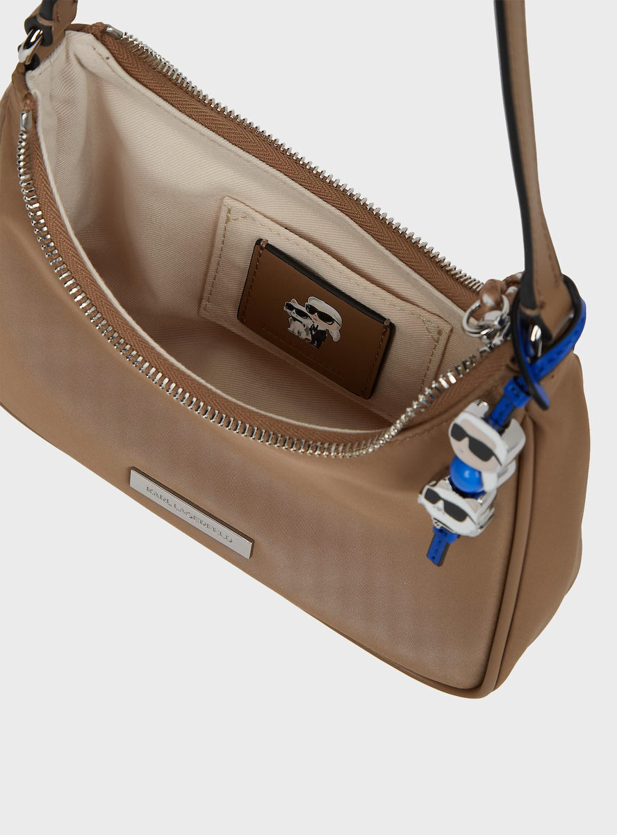 KARL LAGERFELD - Ikon Nylon Shoulder Pouch