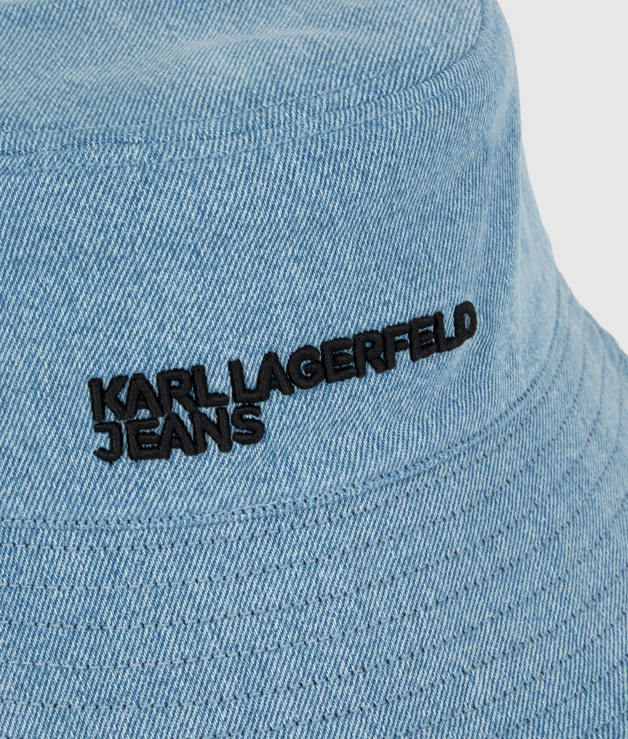 KARL LAGERFELD JEANS - Reversible Denim Bucket Hat