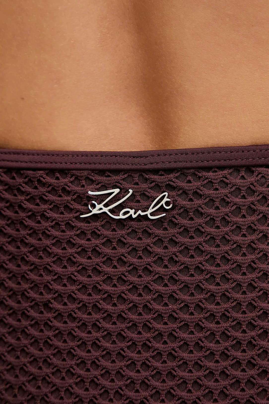 KARL LAGERFELD - Crochet Ring Swimsuit