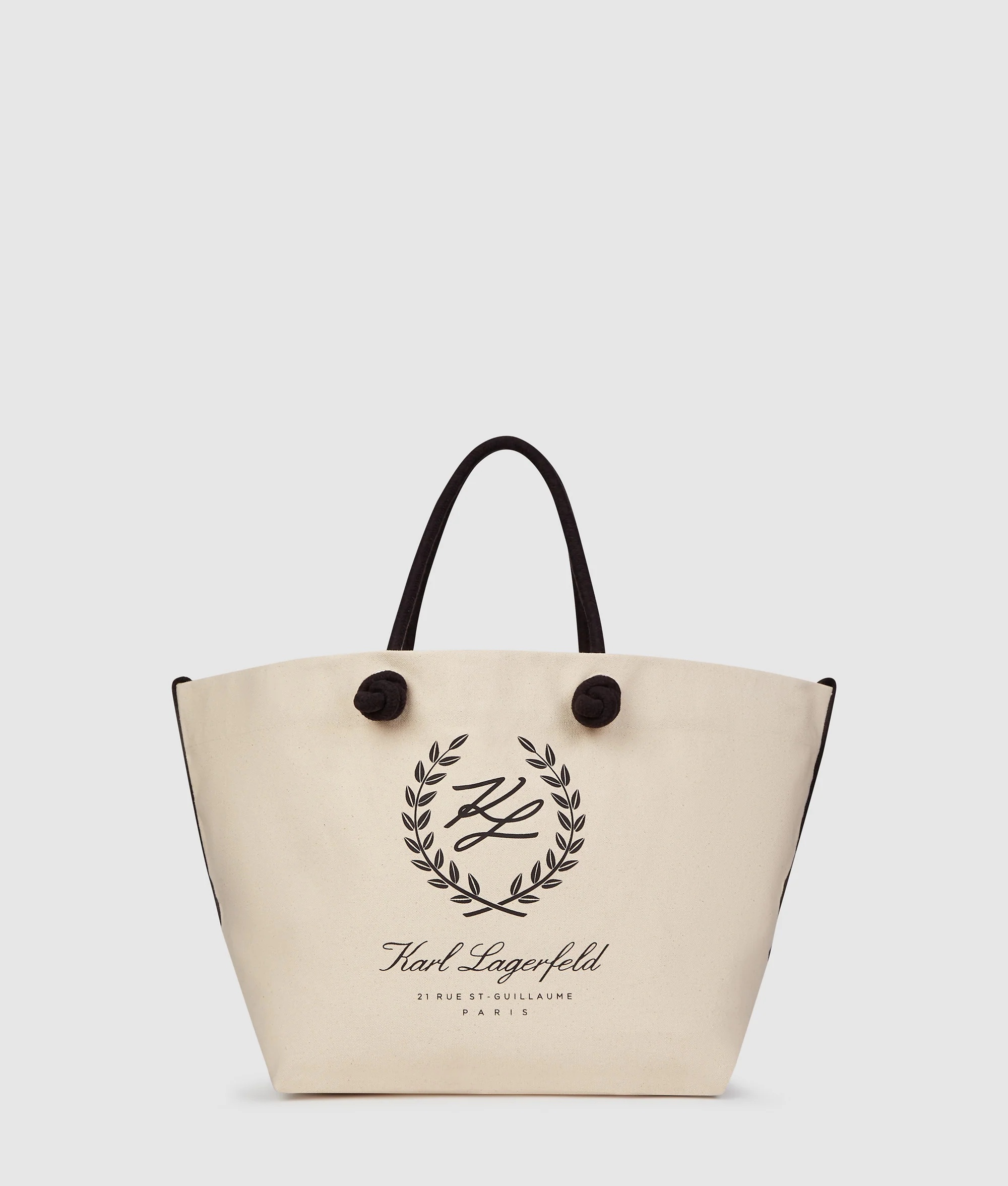 KARL LAGERFELD - Hotel Karl Crest Canvas Bag