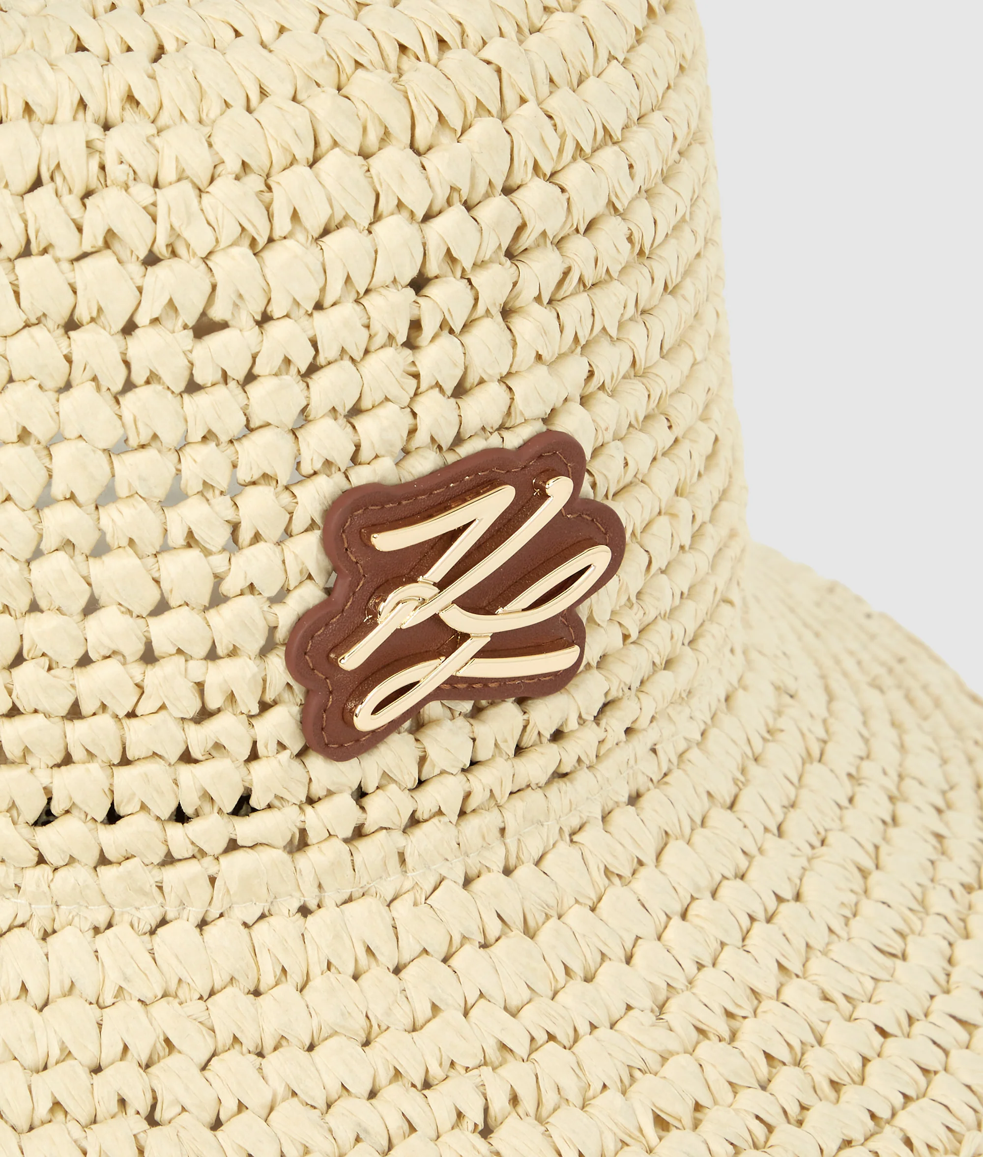 KARL LAGERFELD - K/Autograph Crochet Bucket Hat