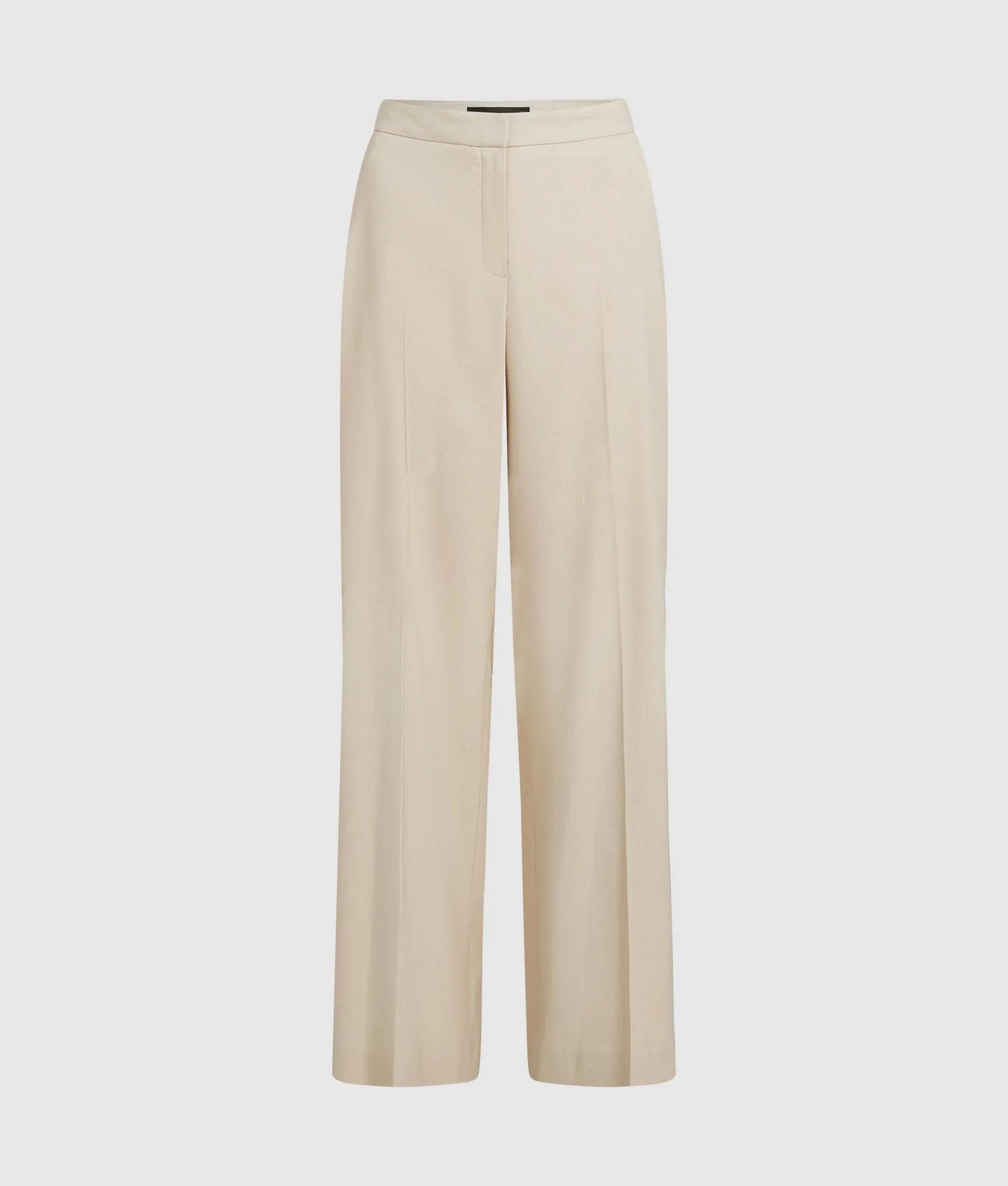 KARL LAGERFELD - Wide Leg Linen Blend Pants