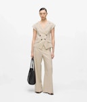 Wide Leg Linen Blend Pants