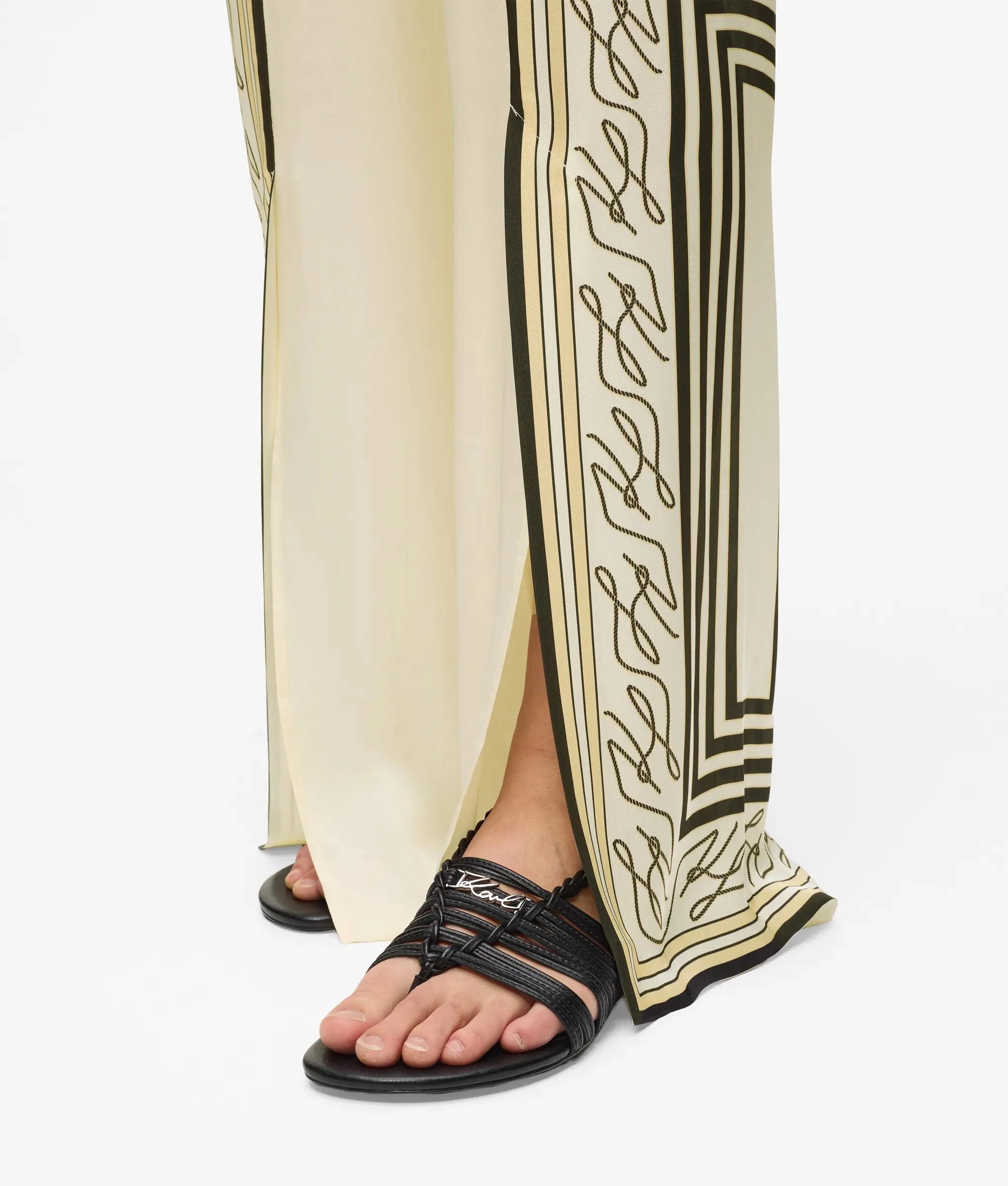 KARL LAGERFELD - Scarf Print Pyjama Pants