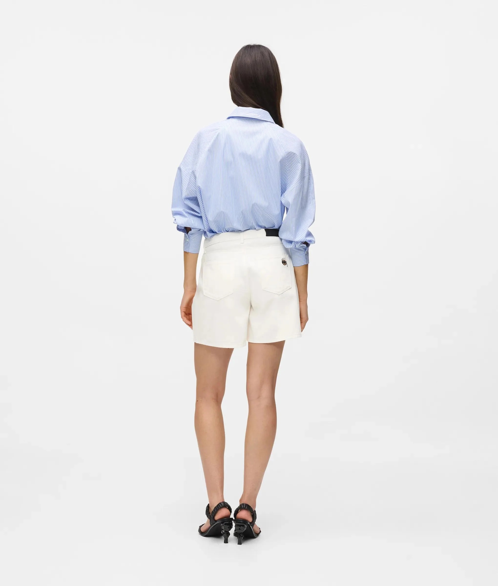 KARL LAGERFELD - Ikon Denim Shorts