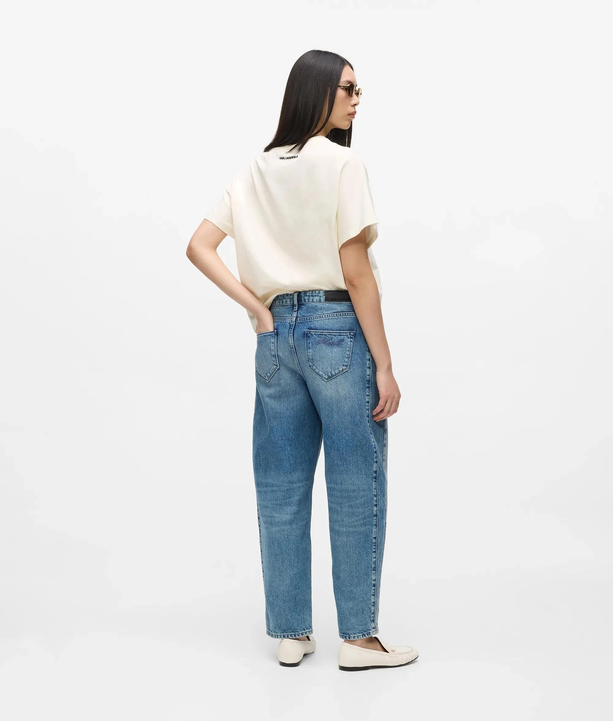 KARL LAGERFELD - Barrel Denim Pants