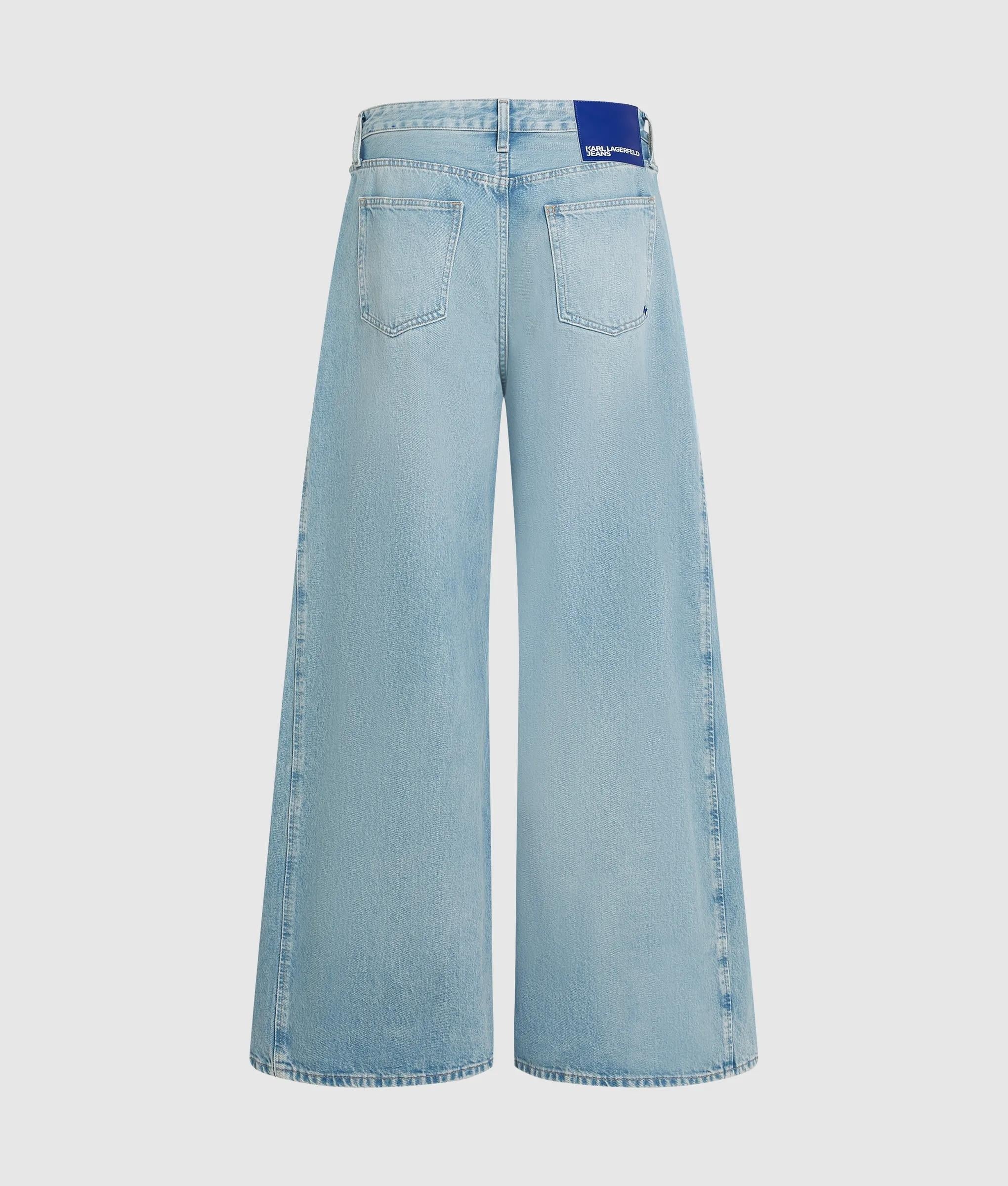 KARL LAGERFELD JEANS - Wide Leg Panel Denim