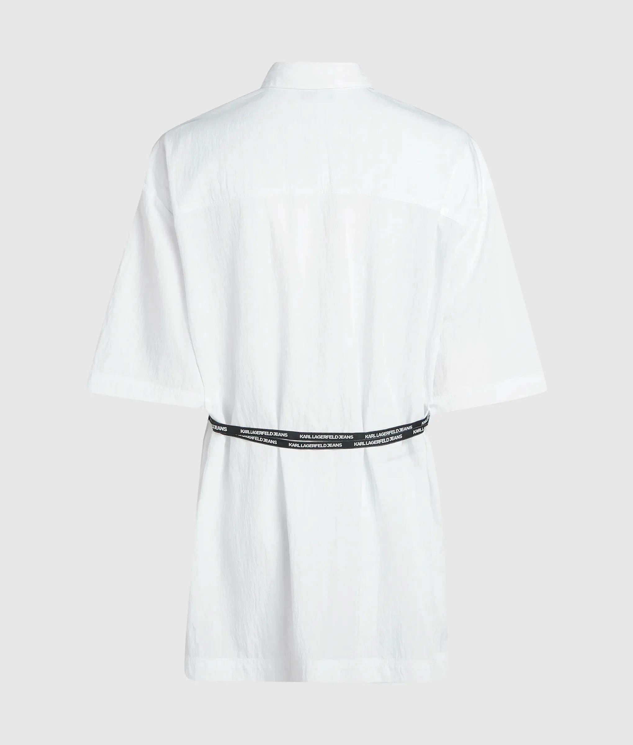 KARL LAGERFELD JEANS - Short Sleeved Tie Waist Shirt
