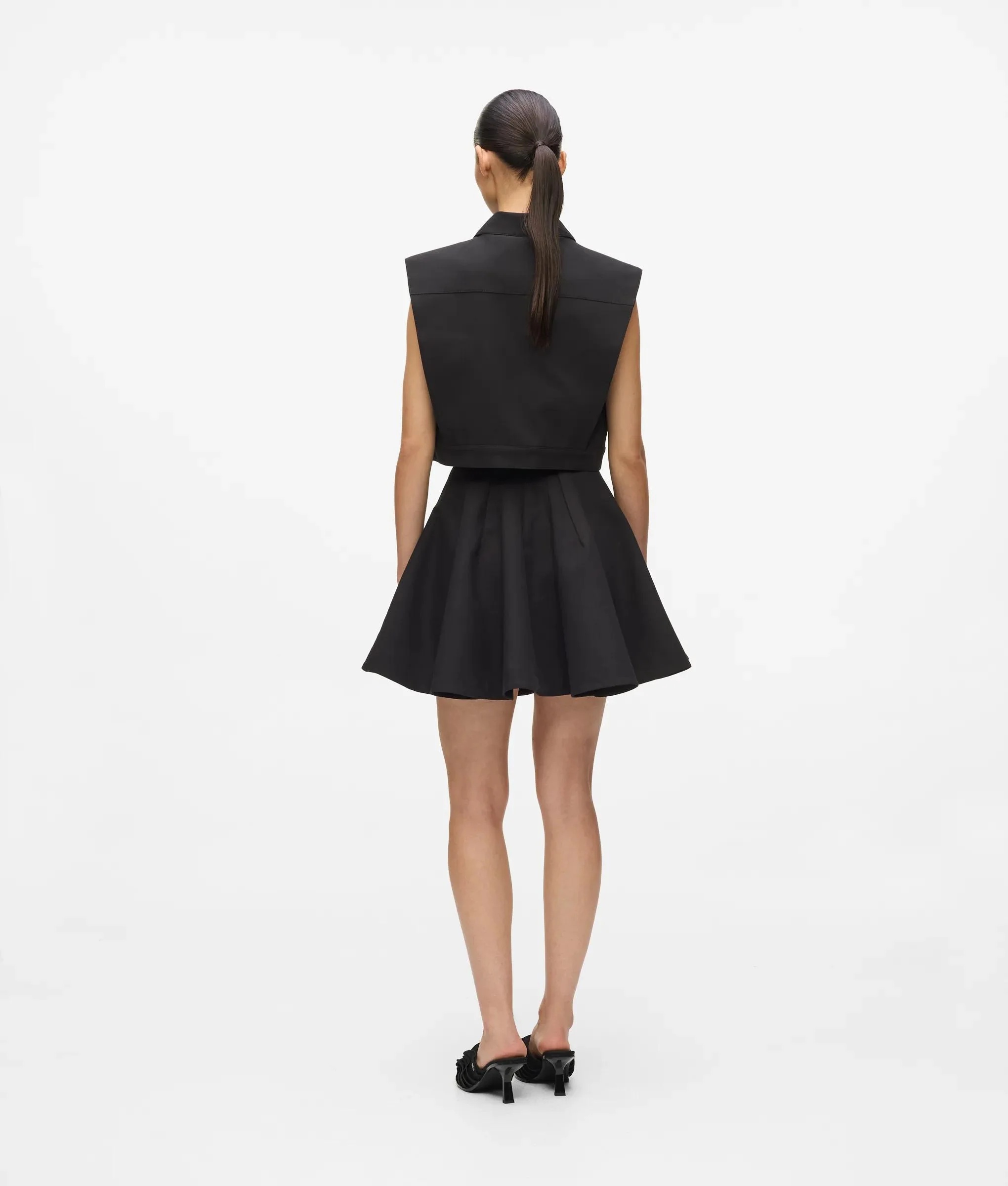 KARL LAGERFELD - Flared Mini Skirt